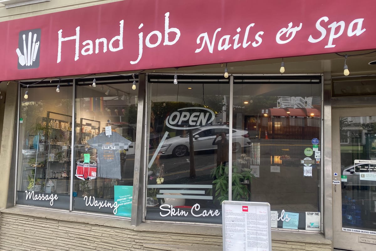 Inside Handjob Spa salon